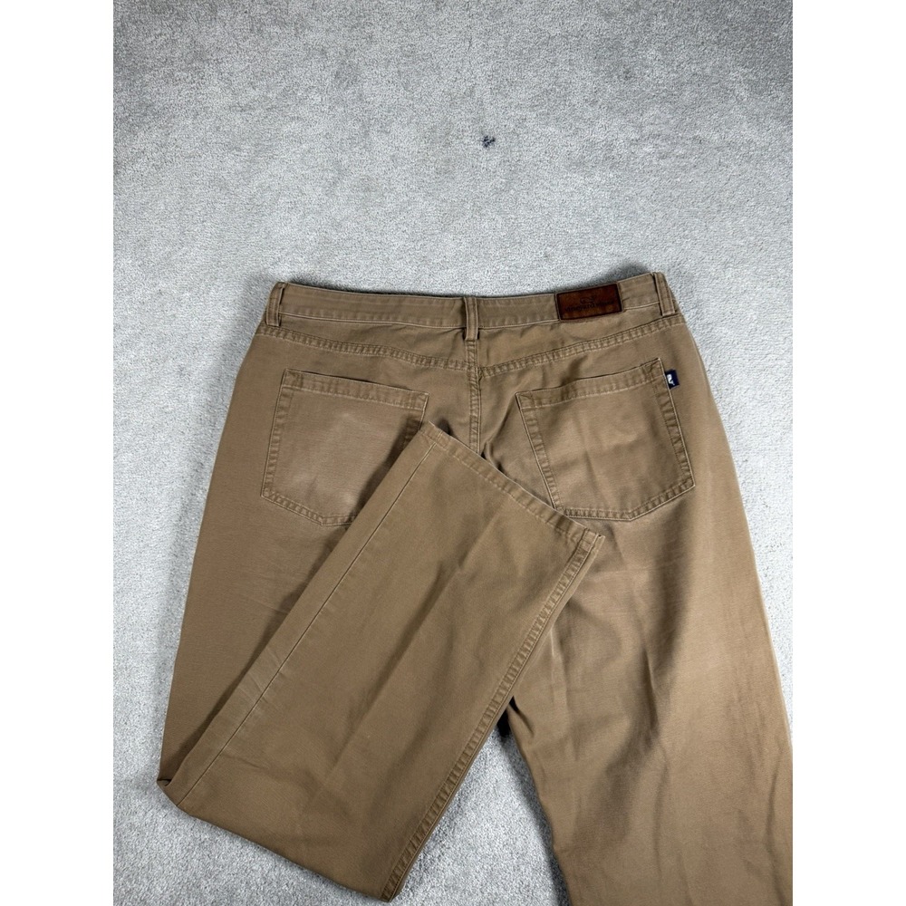 Vineyard Vines 5-Pocket Pant Men's 36x32(30)** Brown Canvas Cotton Preppy Work